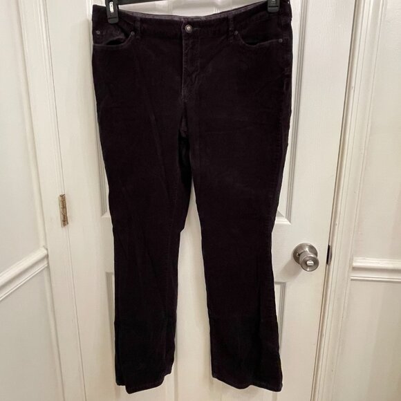 a.n.a Slim Boot Cut Black Corduroy Pants Stretch size 16 - Picture 1 of 6